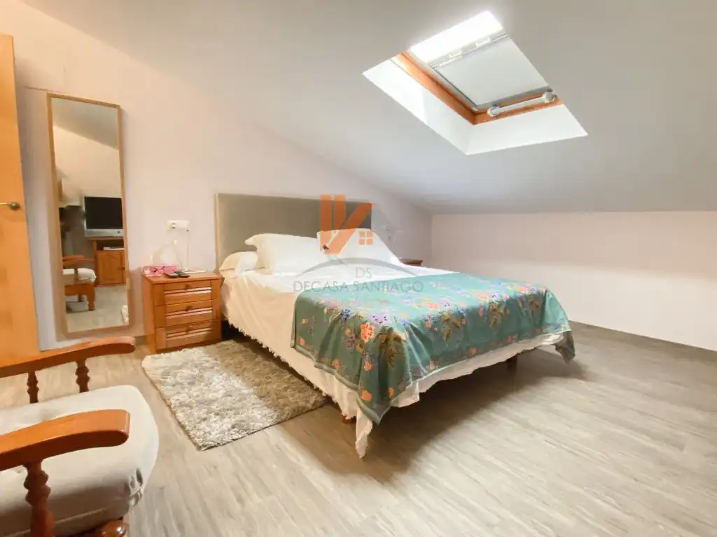 Dormitori de Casa o xalet en venda en Porto do Son amb Aire condicionat, Terrassa i Rentadora