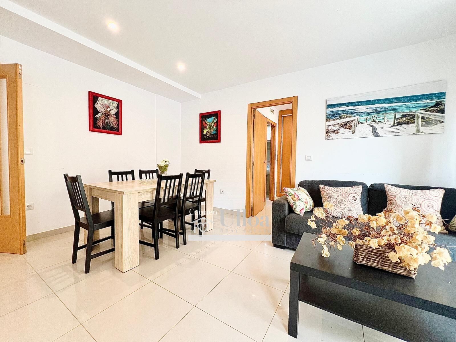 Living room of Flat for sale in El Campello  with Air Conditioner, Terrace and Balcony