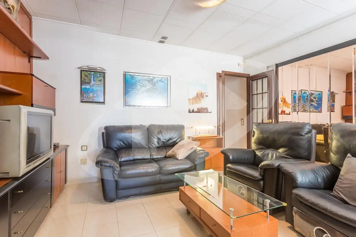 Sala d'estar de Casa adosada en venda en Sabadell amb Terrassa i Traster