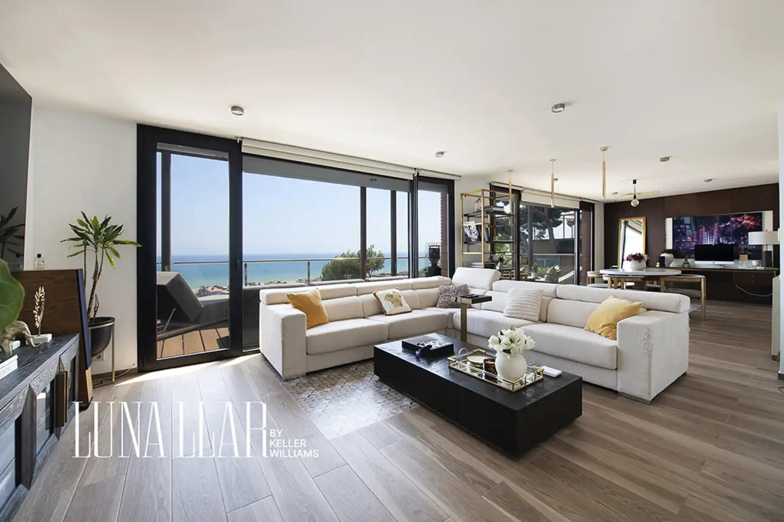 Wohnzimmer von Haus oder Chalet zur Miete in Sitges mit Klimaanlage, Terrasse und Möbliert