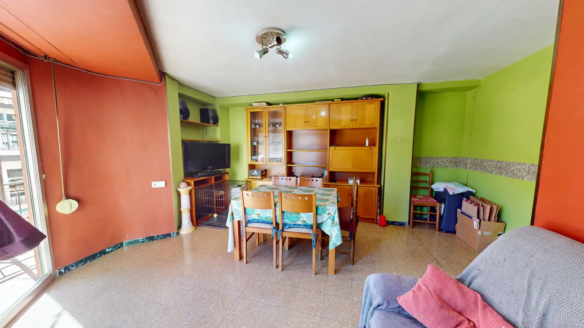 Sala de estar de Piso en venta en Alcoy / Alcoi con Trastero, Amueblado y Horno