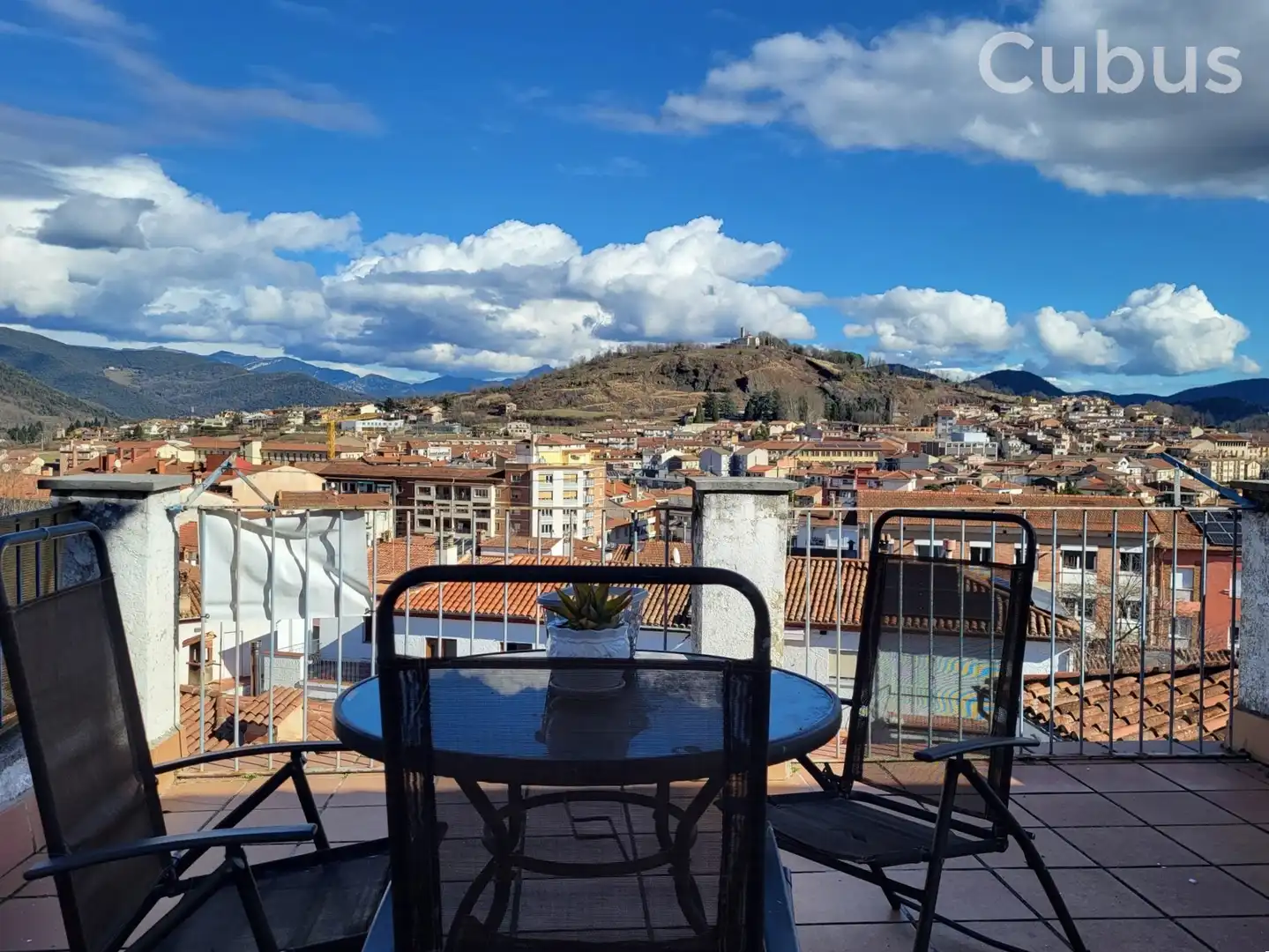 Terrace of Detached homes for sale in Olot  with Heating, Terrace and Storage room