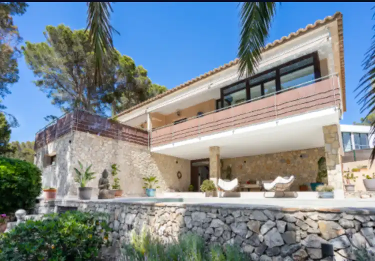 Vista exterior de Casa o chalet en venta en Calvià con Aire acondicionado, Calefacción y Jardín privado