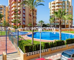 Exterior view of Apartment for sale in La Manga del Mar Menor  with Heating, Terrace and Community pool