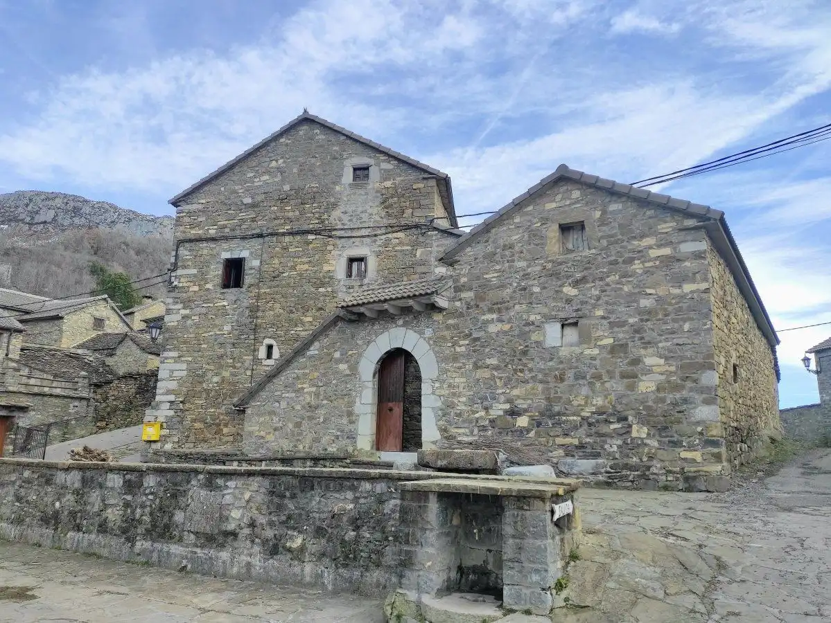 Exterior view of Houses for sale in Puértolas  with Private garden and Terrace