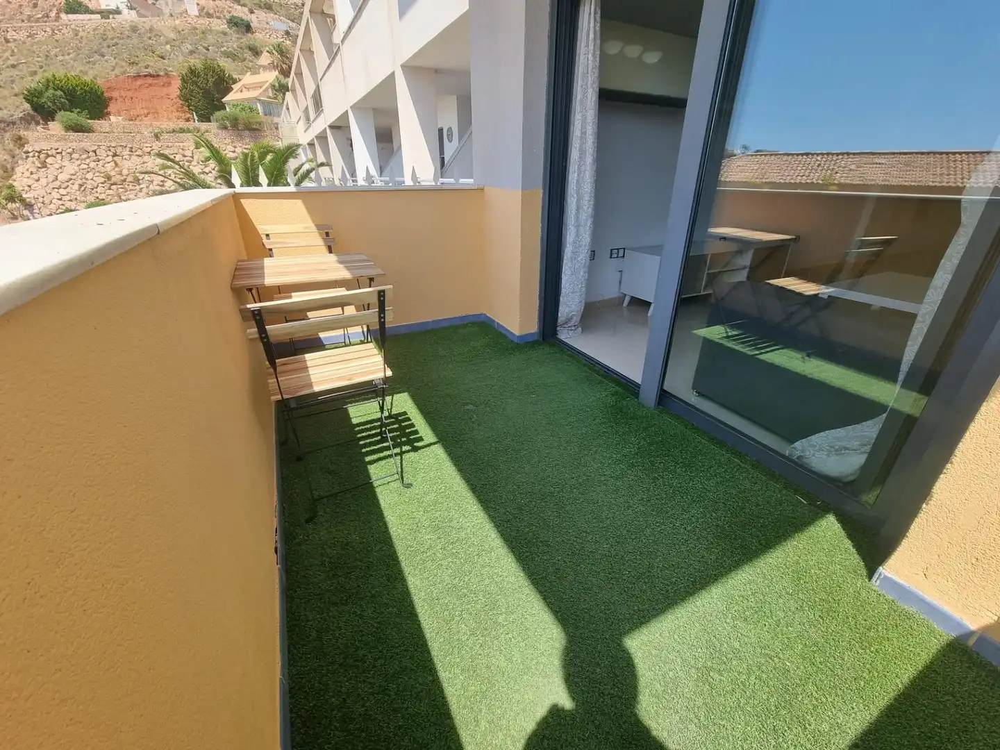 Terraza de Estudio de alquiler en Vícar con Jardín privado, Terraza y Amueblado