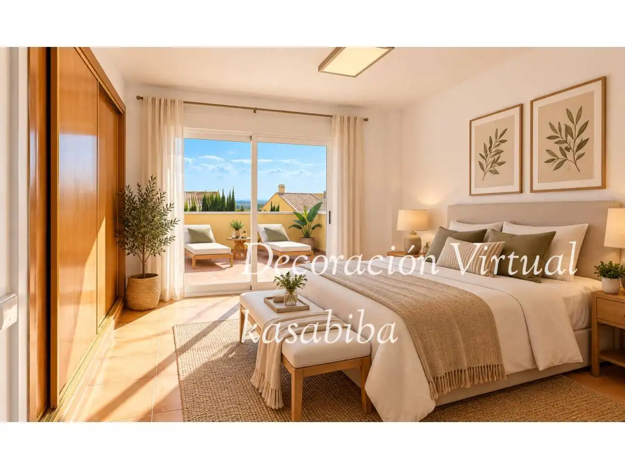 Habitación de Casa o chalet en venta en Chiva con Jardín privado, Terraza y Piscina