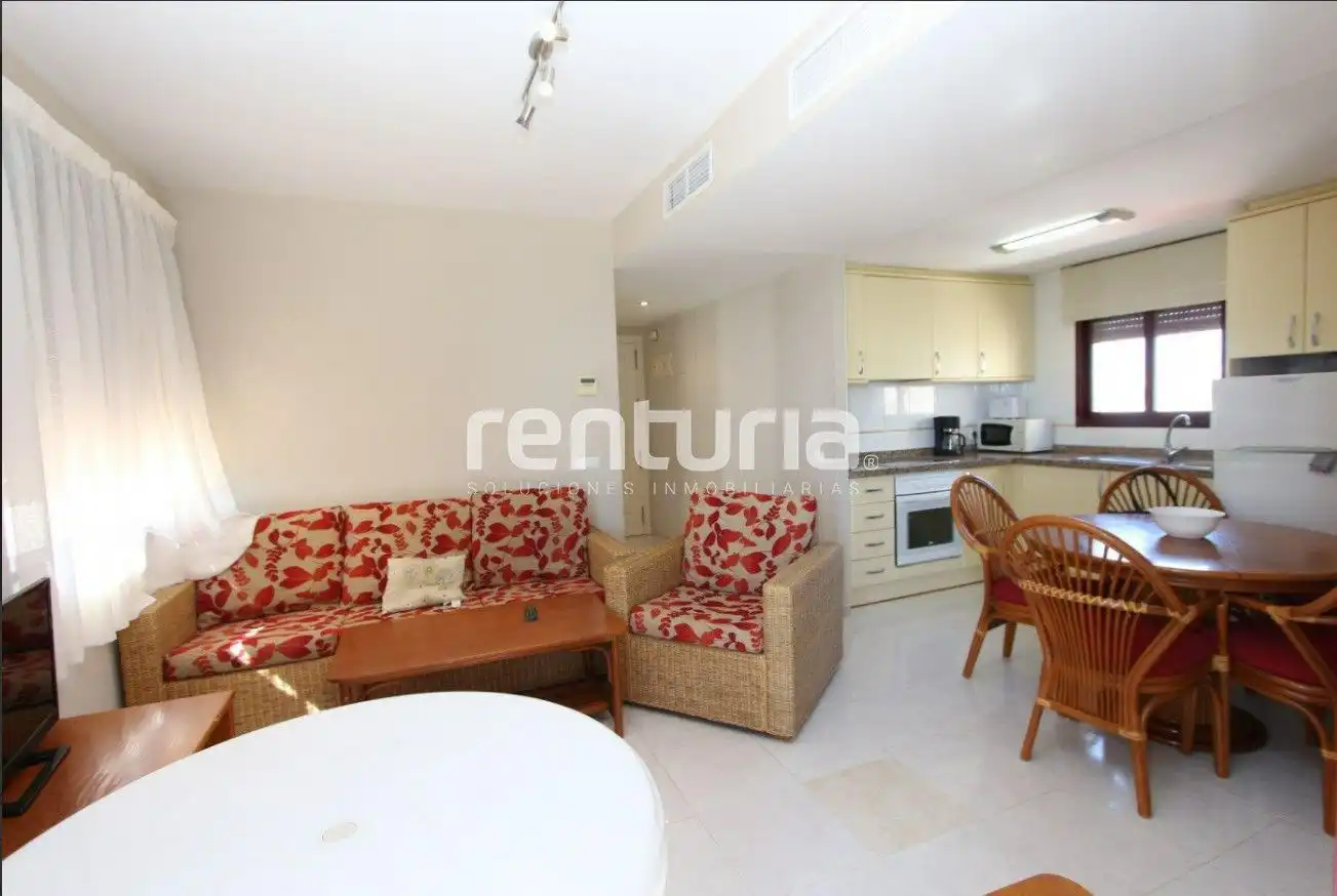 Bedroom of Attic for sale in Calpe / Calp  with Air Conditioner, Terrace and Furnished