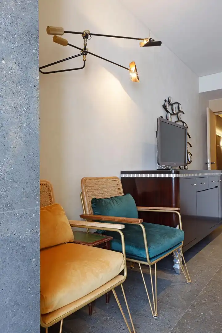 Sala d'estar de Apartament en venda en Barcelona amb Aire condicionat, Calefacció i Terrassa