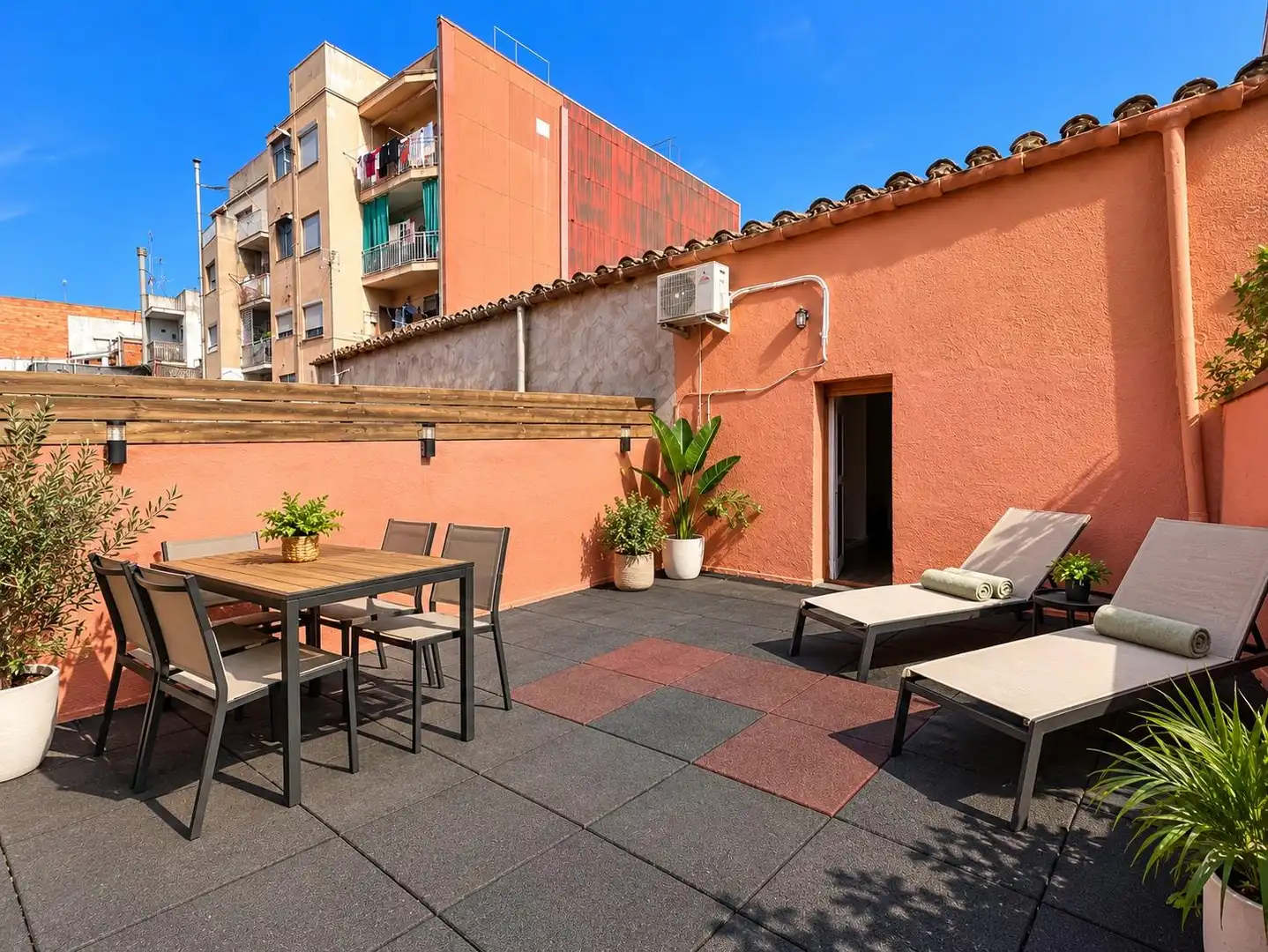 Terraza de Casa o chalet en venta en Centre