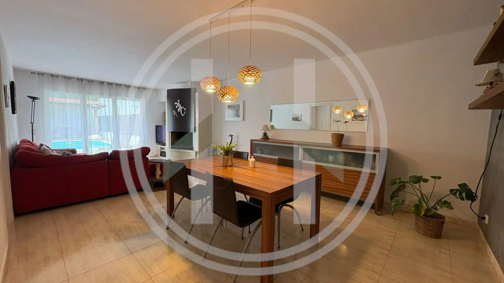 Esszimmer von Haus oder Chalet zum Verkauf in Cardedeu mit Heizung, Privatgarten und Terrasse