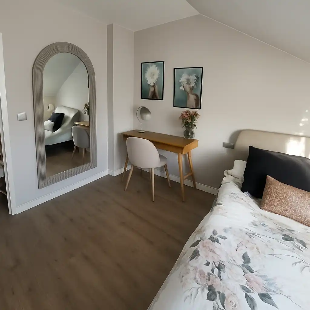 Dormitori de Casa o xalet per a compartir en Outeiro de Rei amb Jardí privat, Parquet i Traster