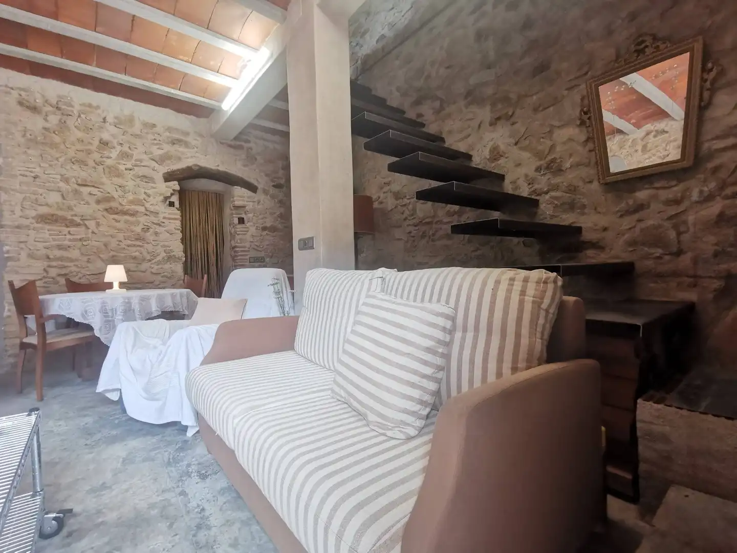 Sala de estar de Casa o chalet en venta en Porrera con Calefacción, Jardín privado y Terraza