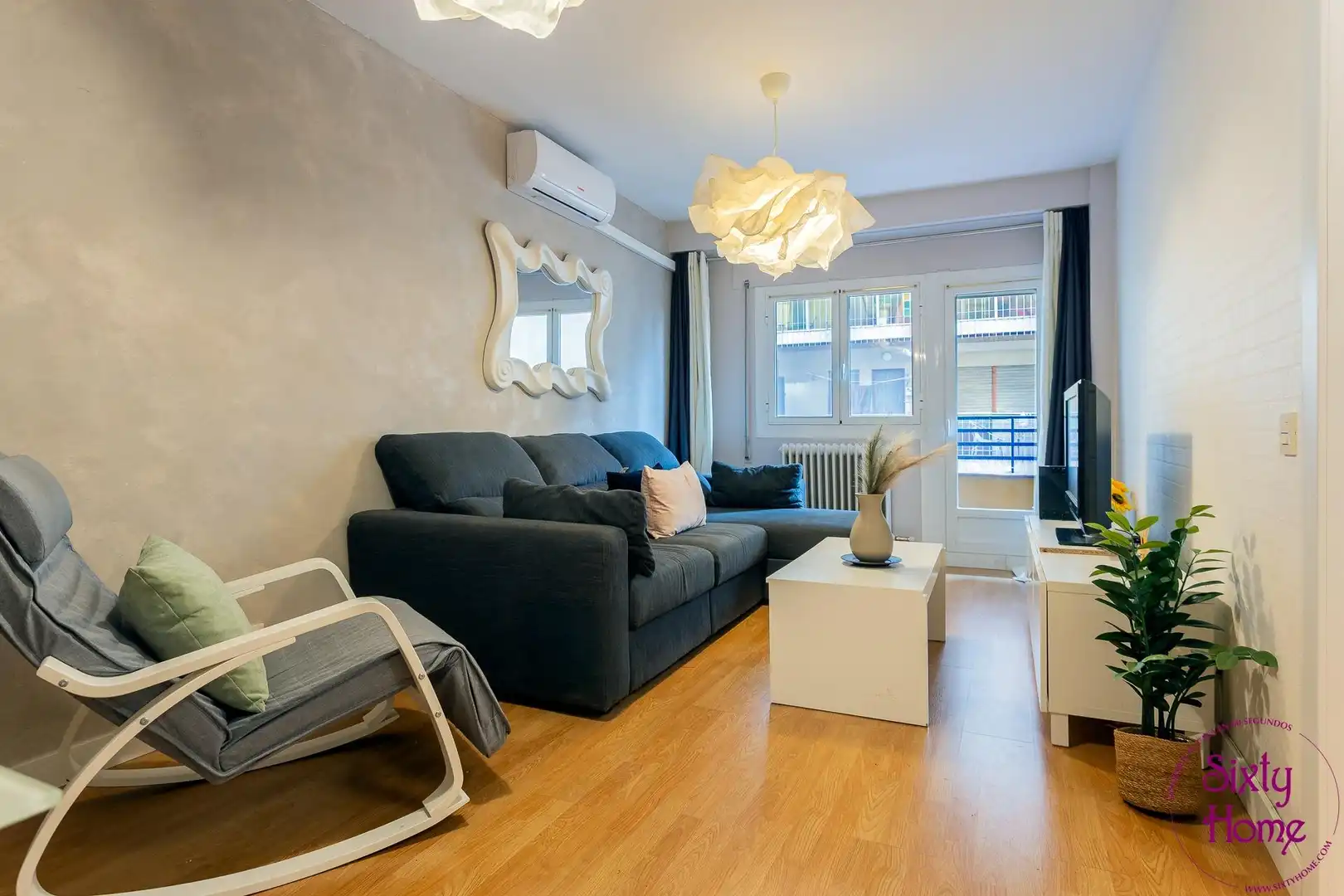 Sala de estar de Piso en venta en Jaca con Aire acondicionado, Calefacción y Parquet