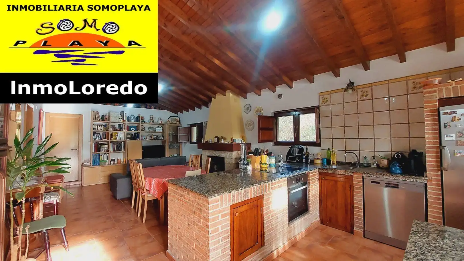 Cocina de Casa o chalet en venta en Ribamontán al Monte con Calefacción y Jardín privado