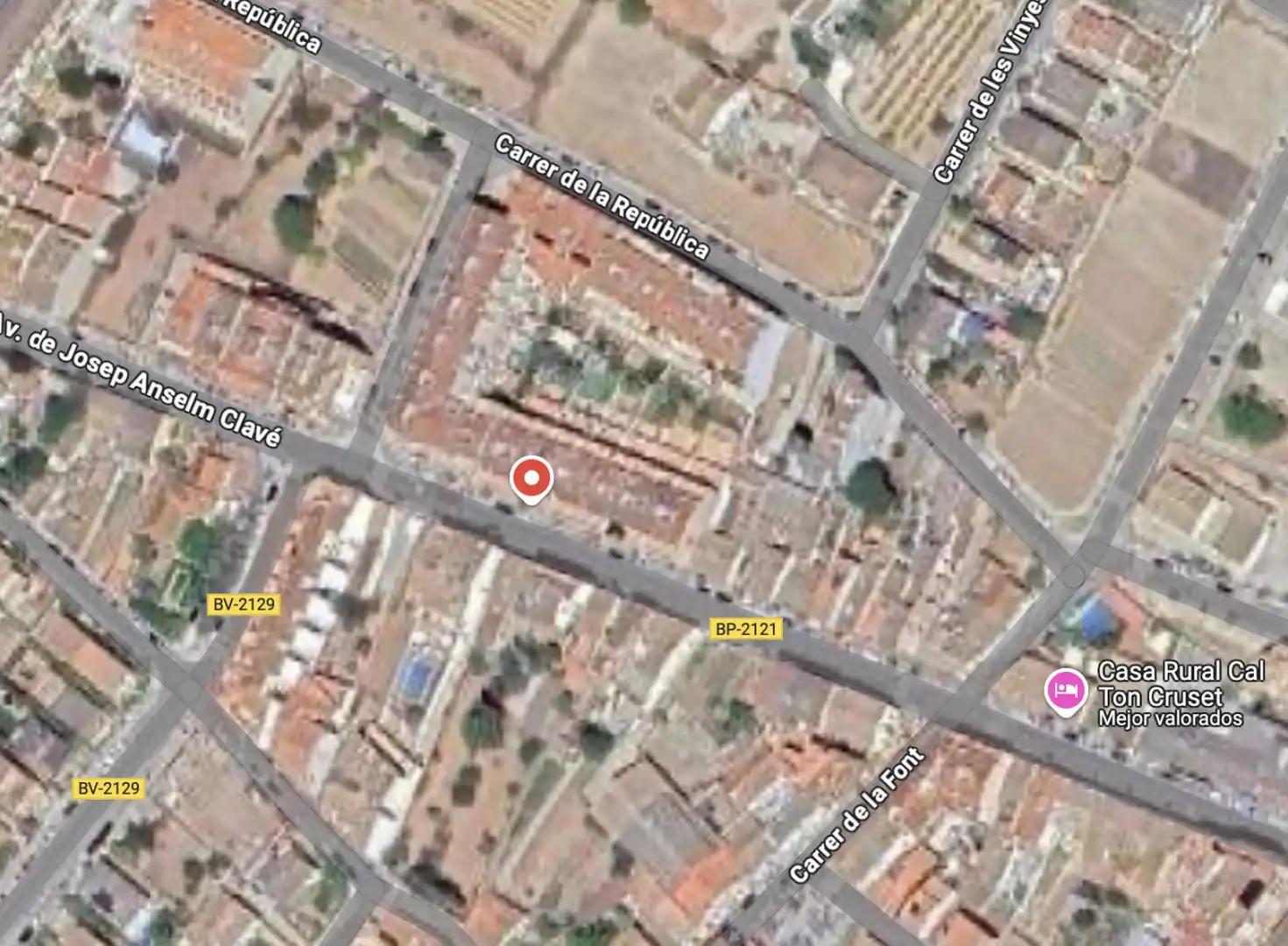 Vista exterior de Piso en venta en Sant Martí Sarroca