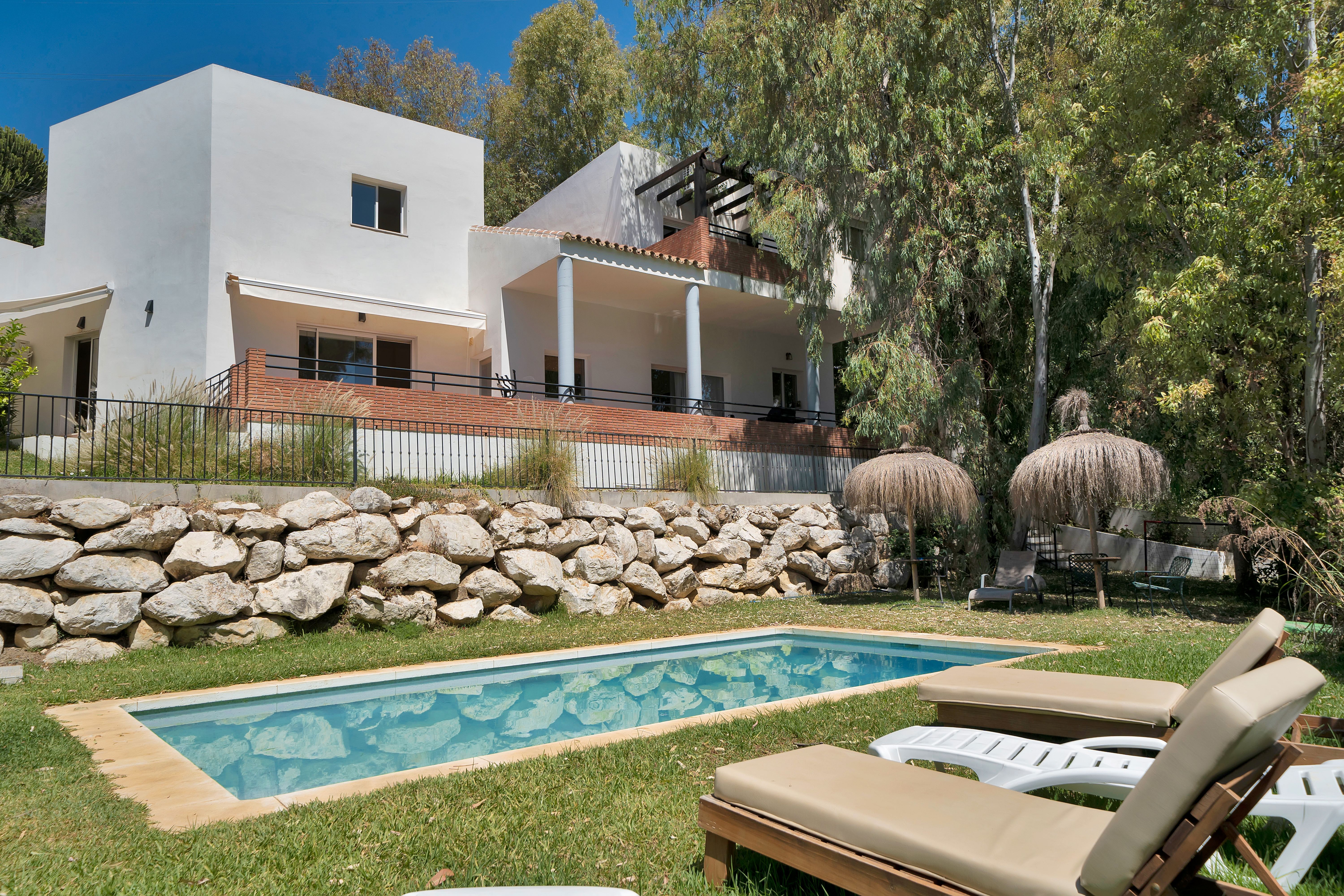 Jardí de Casa o xalet en venda en Benalmádena amb Jardí privat, Piscina i Alarma