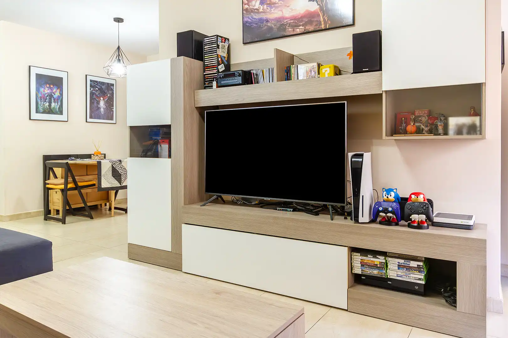 Living room of Flat for sale in Martorell  with Air Conditioner, Heating and Oven