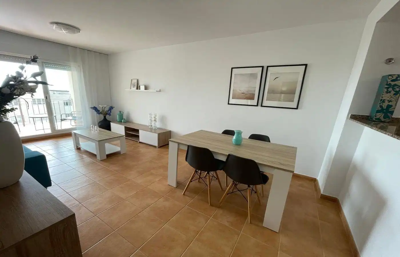 Comedor de Apartamento en venta en Alcanar con Calefacción, Jardín privado y Terraza