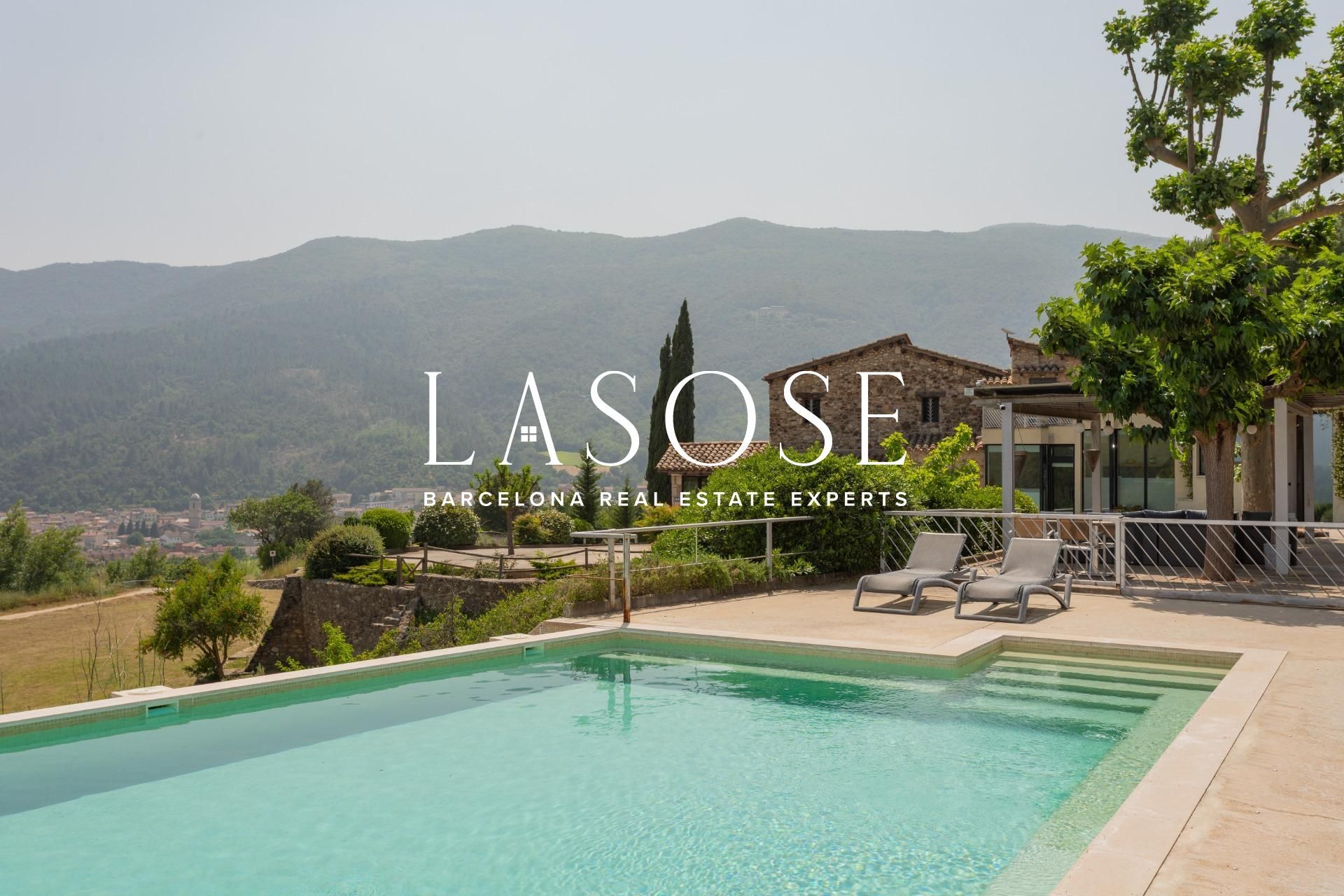 Exterior view of House or chalet for sale in Amer  with Air Conditioner, Heating and Private garden