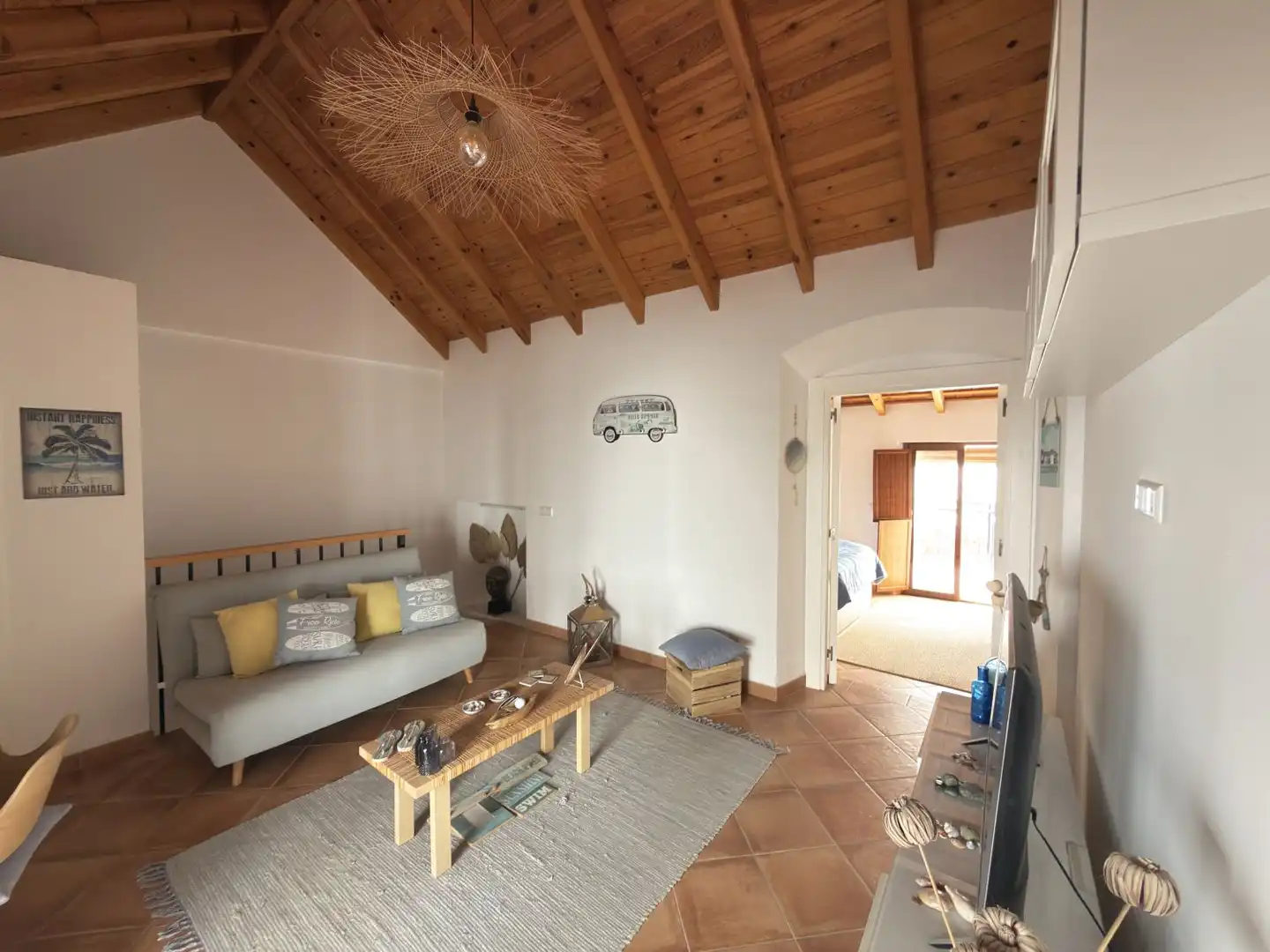 Sala d'estar de Casa o xalet en venda en Estepona amb Aire condicionat, Terrassa i Balcó