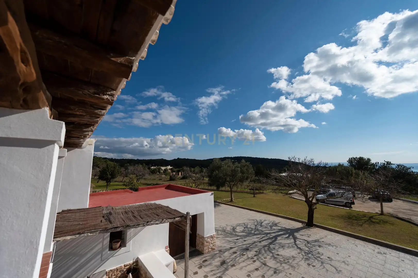 Außenansicht von Haus oder Chalet zur Miete in Sant Josep de sa Talaia mit Klimaanlage, Privatgarten und Möbliert