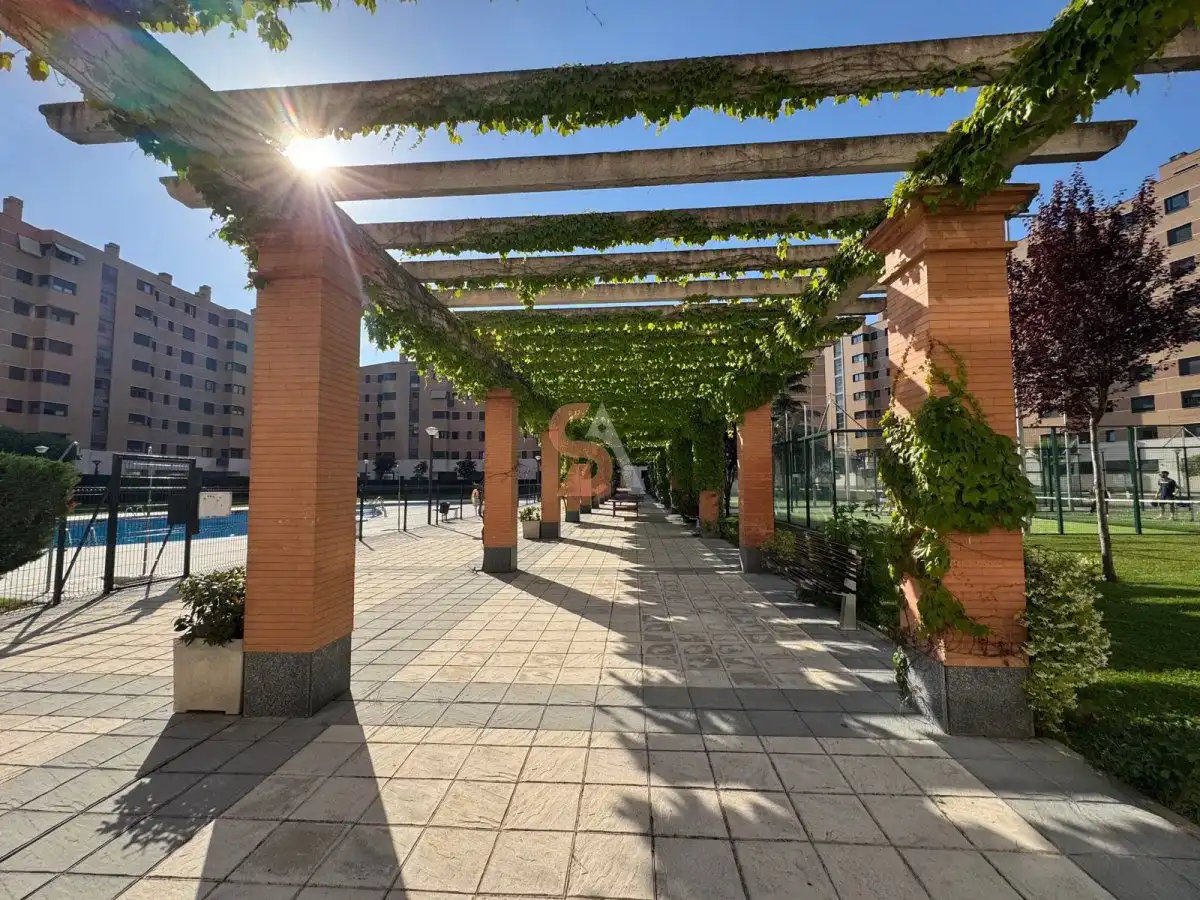 Terrasse von Wohnung zur Miete in Valladolid mit Heizung, Möbliert und Gemeinschaftspool