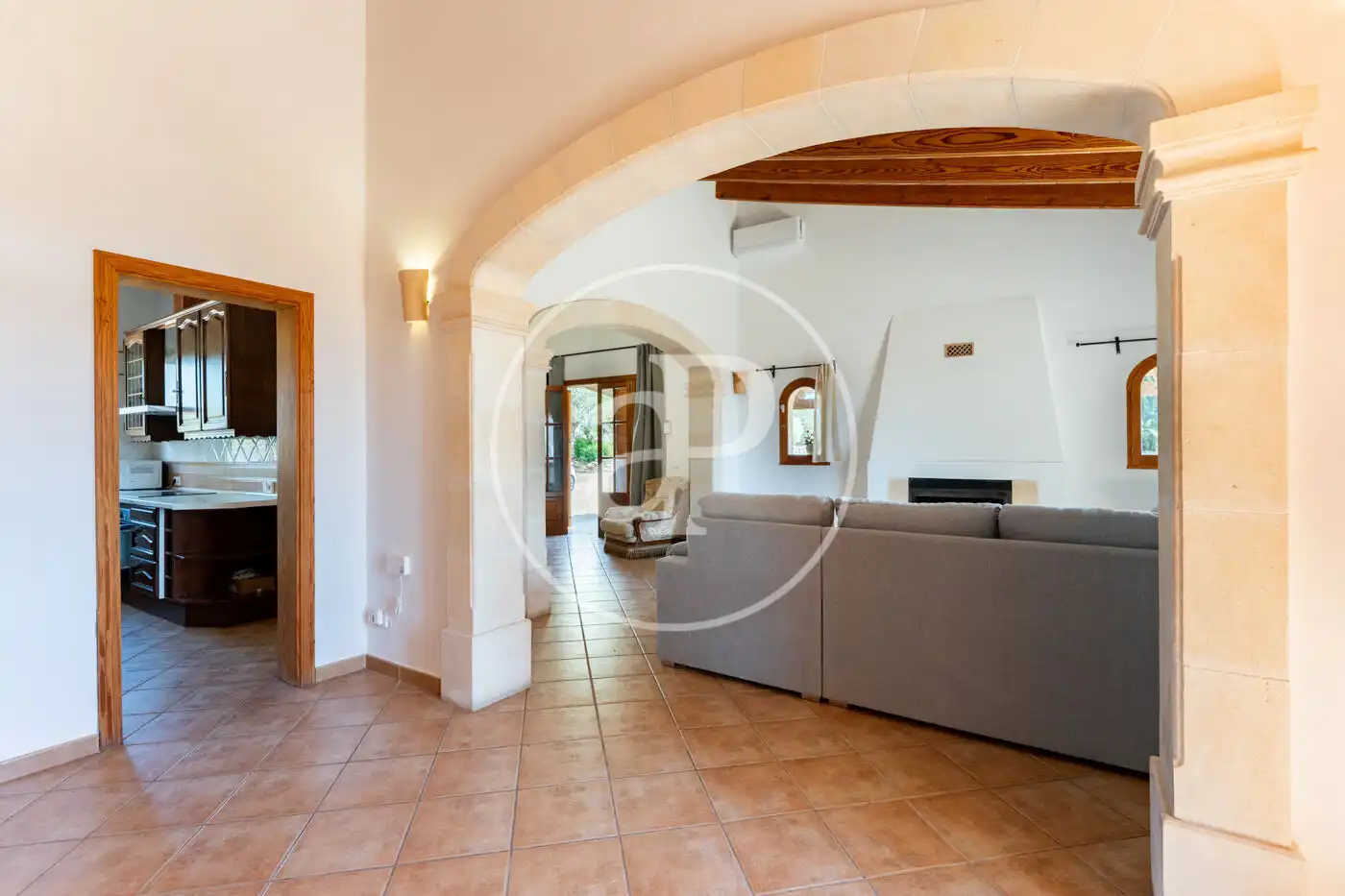 Living room of Houses for rent in Sencelles  with Air Conditioner, Heating and Private garden