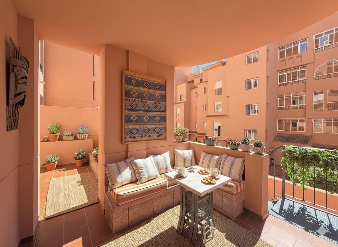 Terrassa de Apartament en venda en Manilva amb Aire condicionat, Calefacció i Terrassa