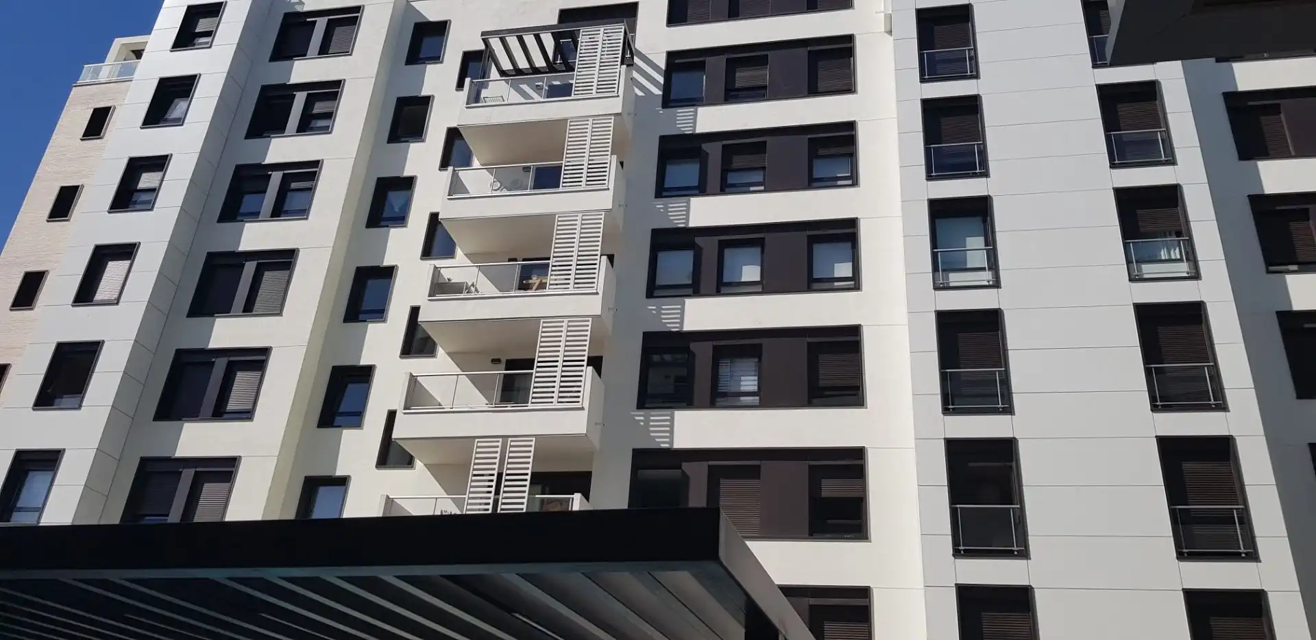 Vista exterior de Piso de alquiler en Málaga con Aire acondicionado, Parquet y Terraza