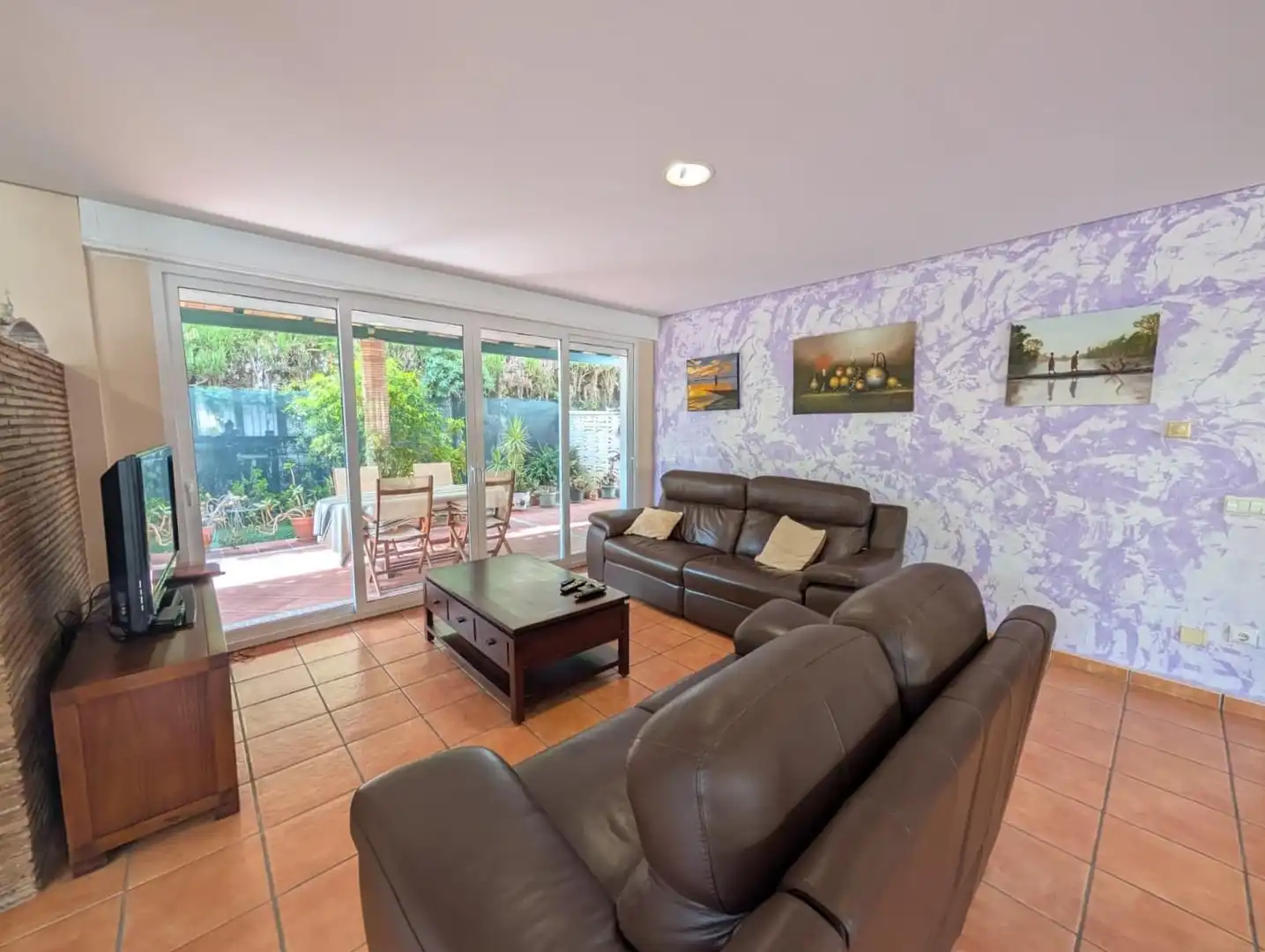 Wohnzimmer von Haus oder Chalet zum Verkauf in Gandia mit Heizung, Privatgarten und Terrasse