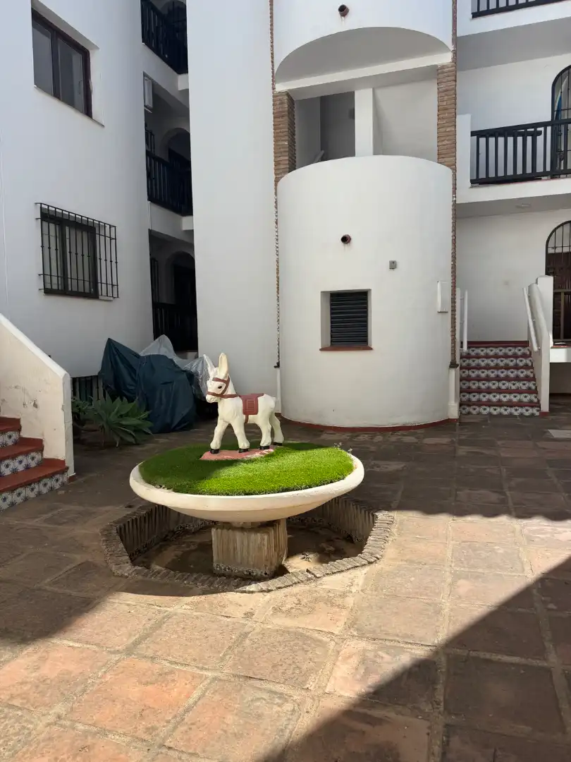 Jardín de Apartamento de alquiler en Fuengirola con Aire acondicionado, Calefacción y Terraza