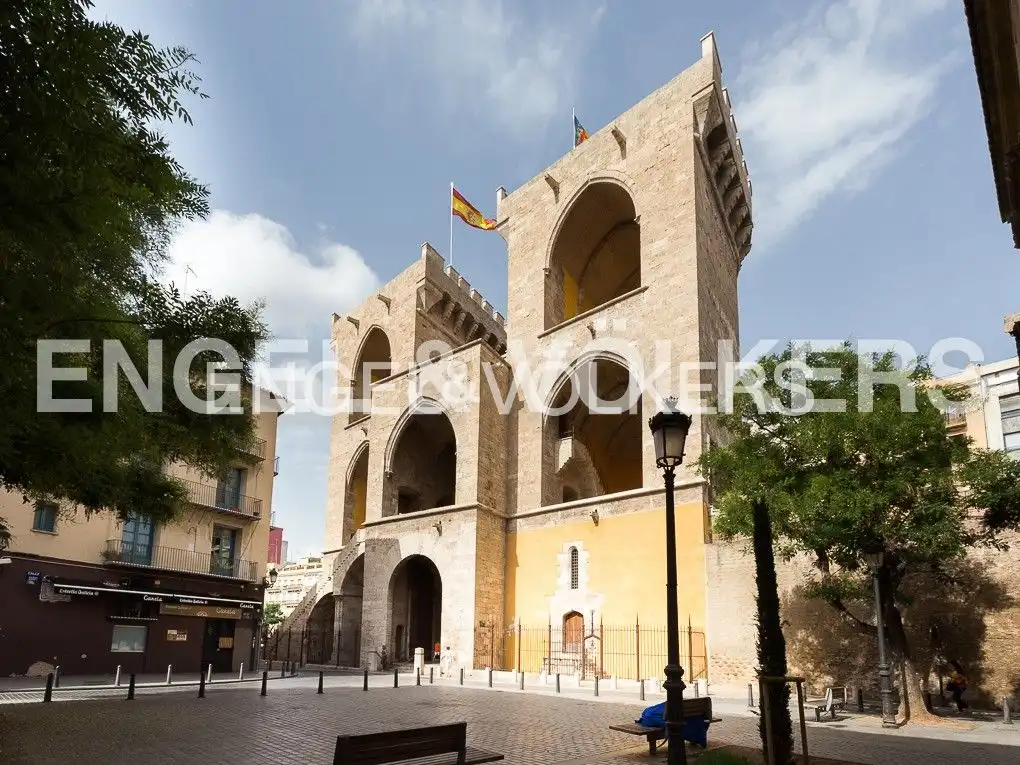 Vista exterior de Piso de alquiler en Valencia con Aire acondicionado, Calefacción y Jardín privado