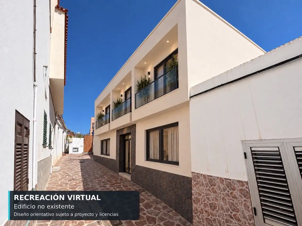 Vista exterior de Residencial en venda en Puerto de Santiago