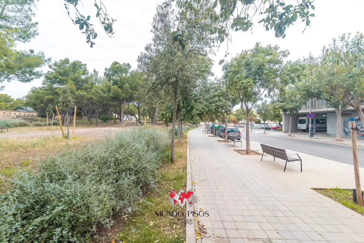 Außenansicht von Erdgeschoss zum Verkauf in  Palma de Mallorca mit Klimaanlage, Heizung und Terrasse