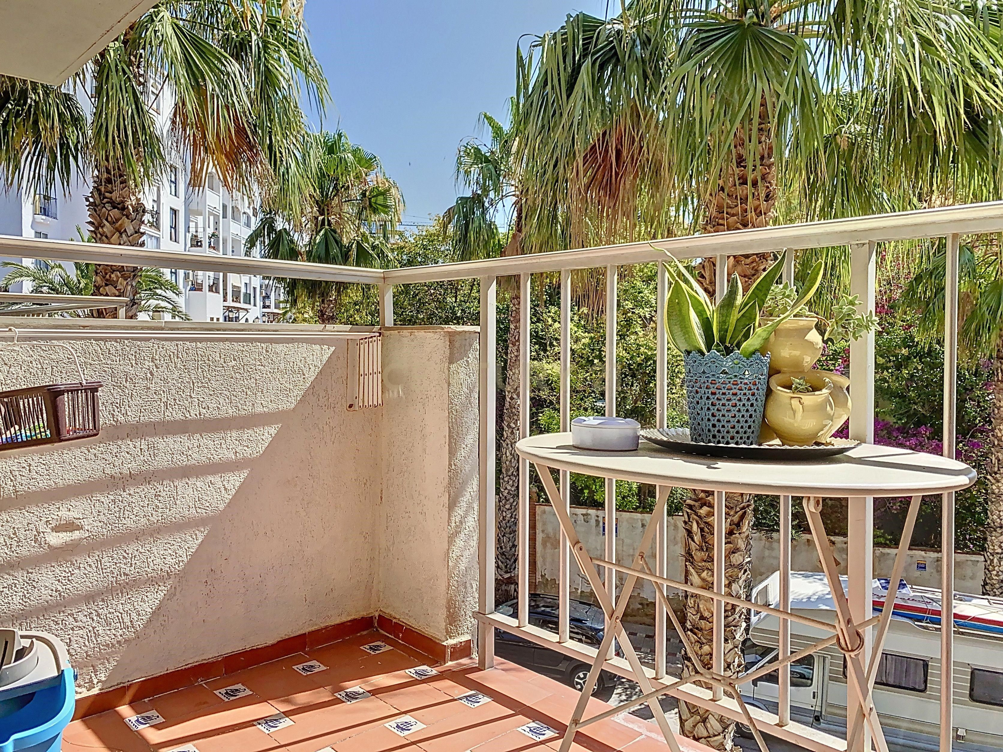 Balcony of Flat for sale in Benalmádena  with Air Conditioner