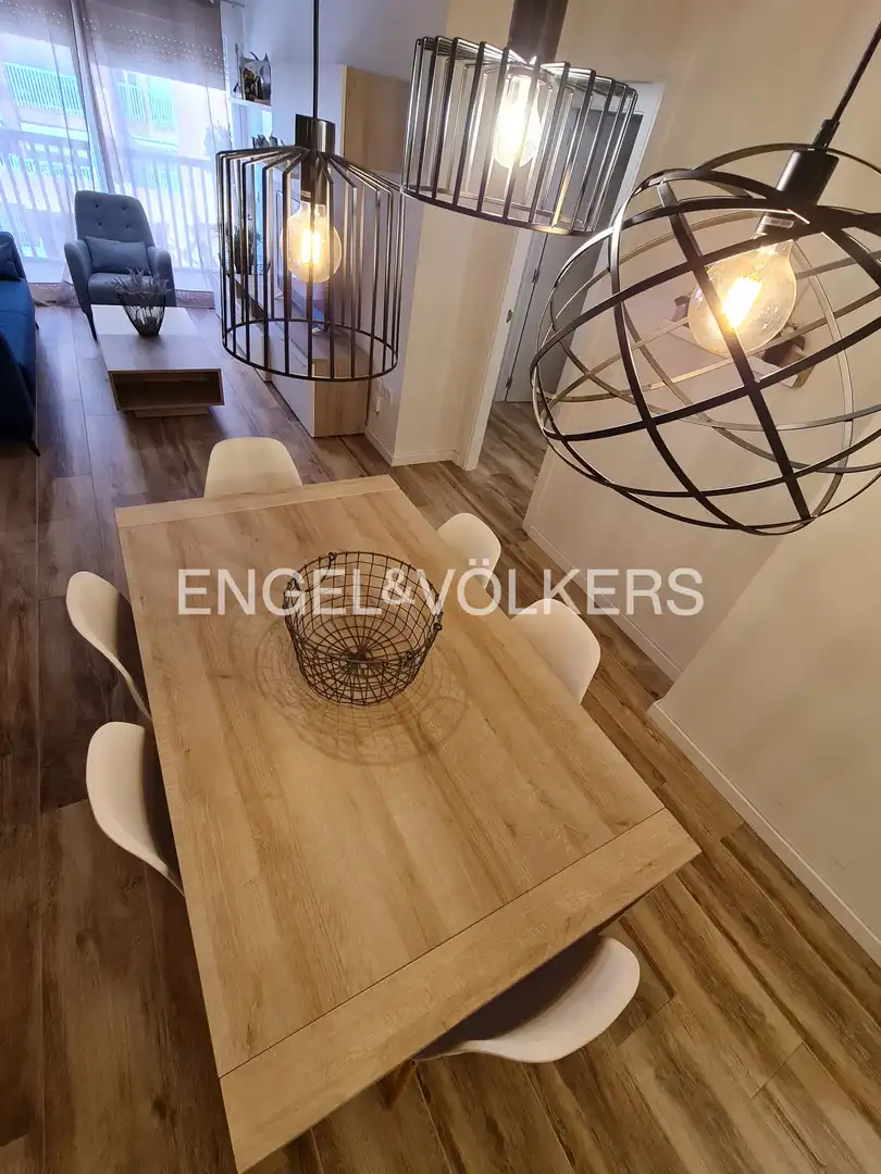 Dining room of Flat for rent in Alboraya  with Air Conditioner, Heating and Parquet flooring