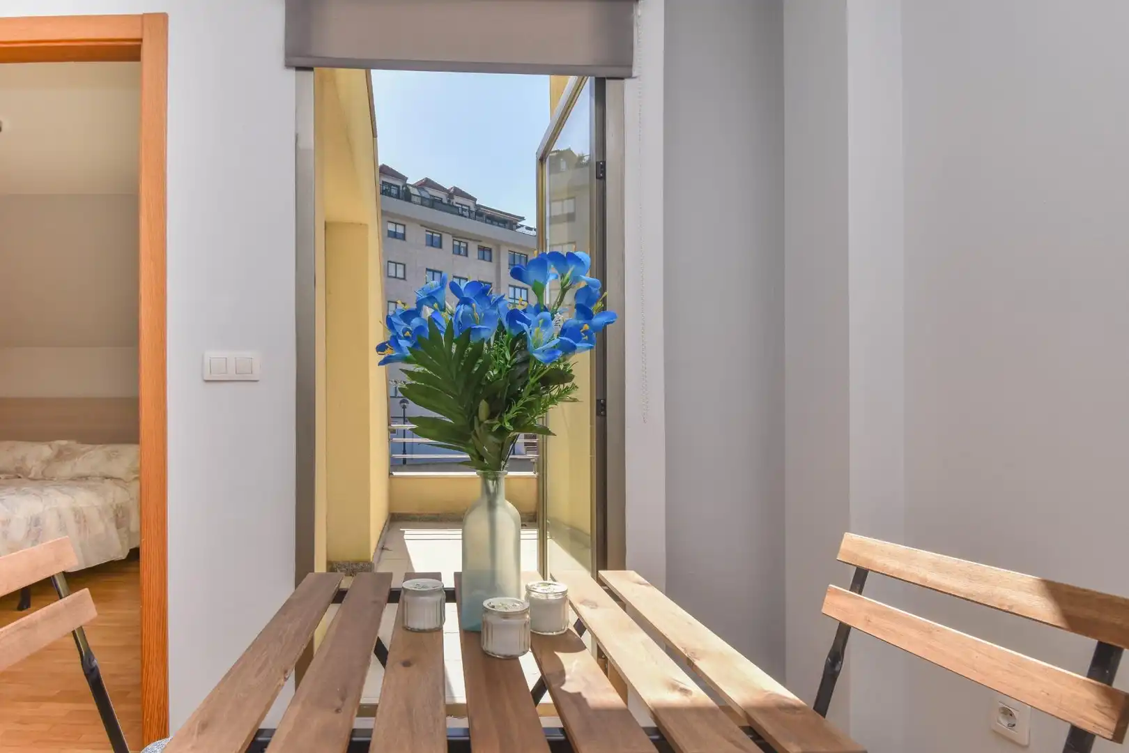 Balcony of Flat for rent in Culleredo  with Heating, Storage room and Balcony