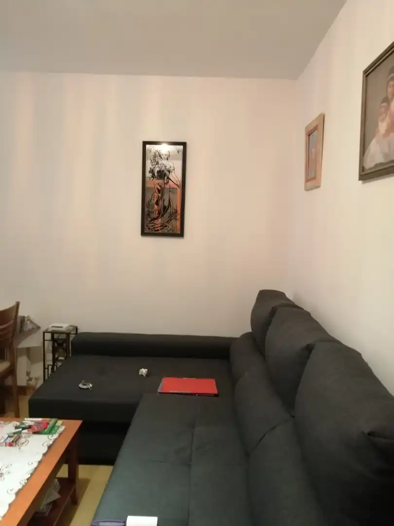 Living room of Flat for sale in Nogueira de Ramuín  with Heating, Parquet flooring and Furnished