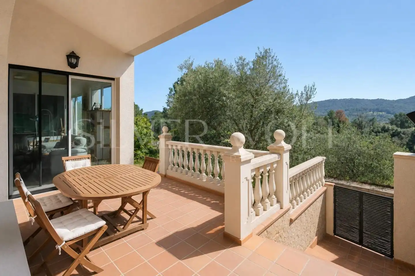 Terrassa de Casa o xalet en venda en Òrrius amb Aire condicionat, Calefacció i Jardí privat