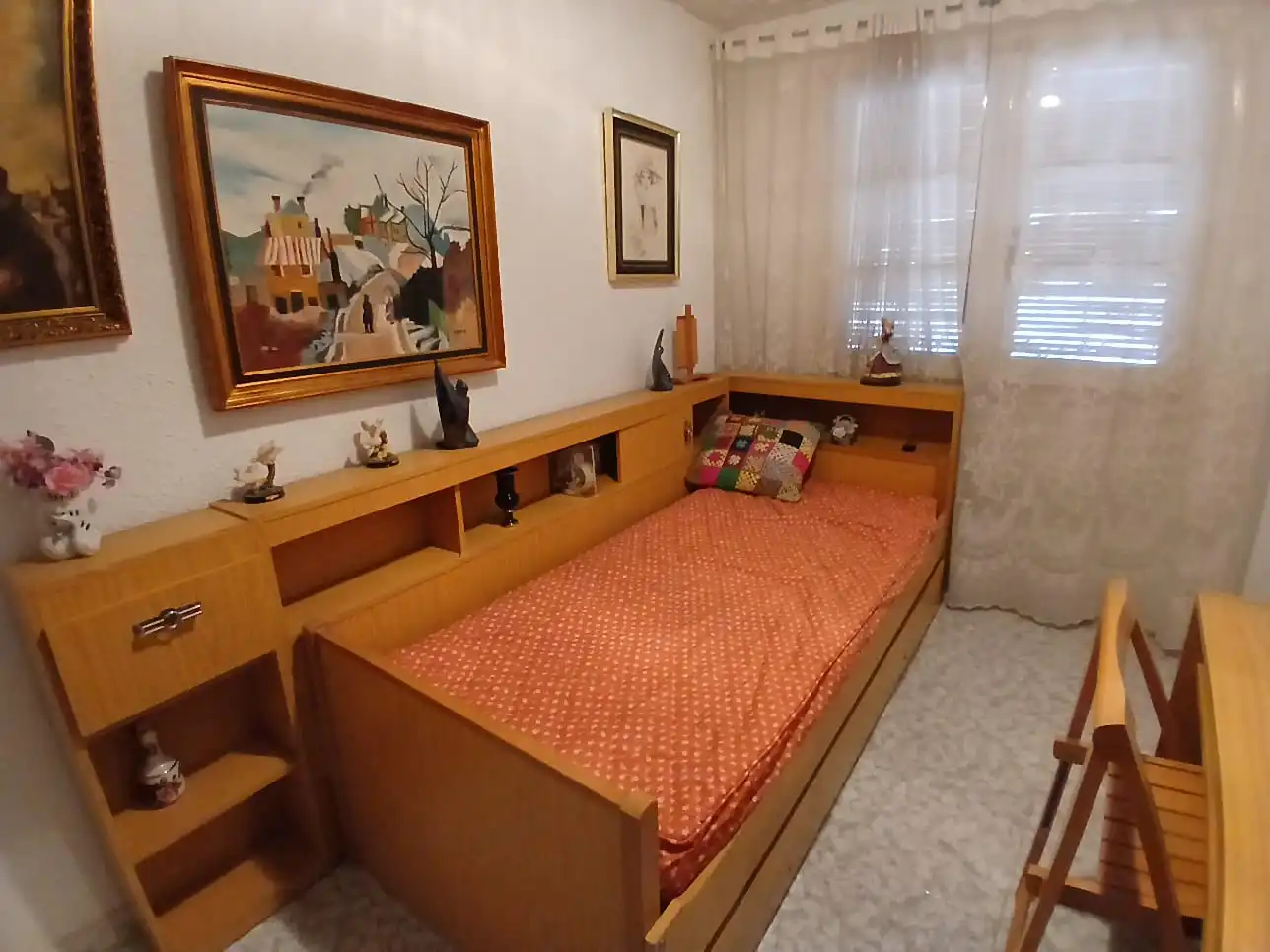 Dormitori de Finca rústica en venda en Calatorao amb Jardí privat, Terrassa i Moblat