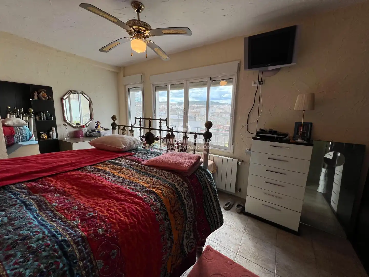 Bedroom of Flat for sale in Aspe  with Air Conditioner, Heating and Terrace