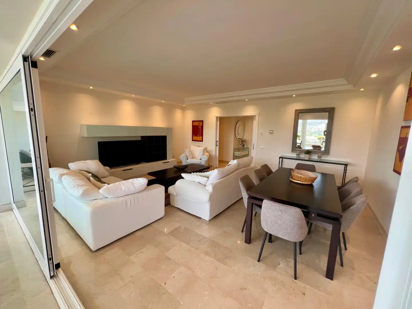 Living room of Apartments for rent in Marbella  with Air Conditioner, Heating and Terrace