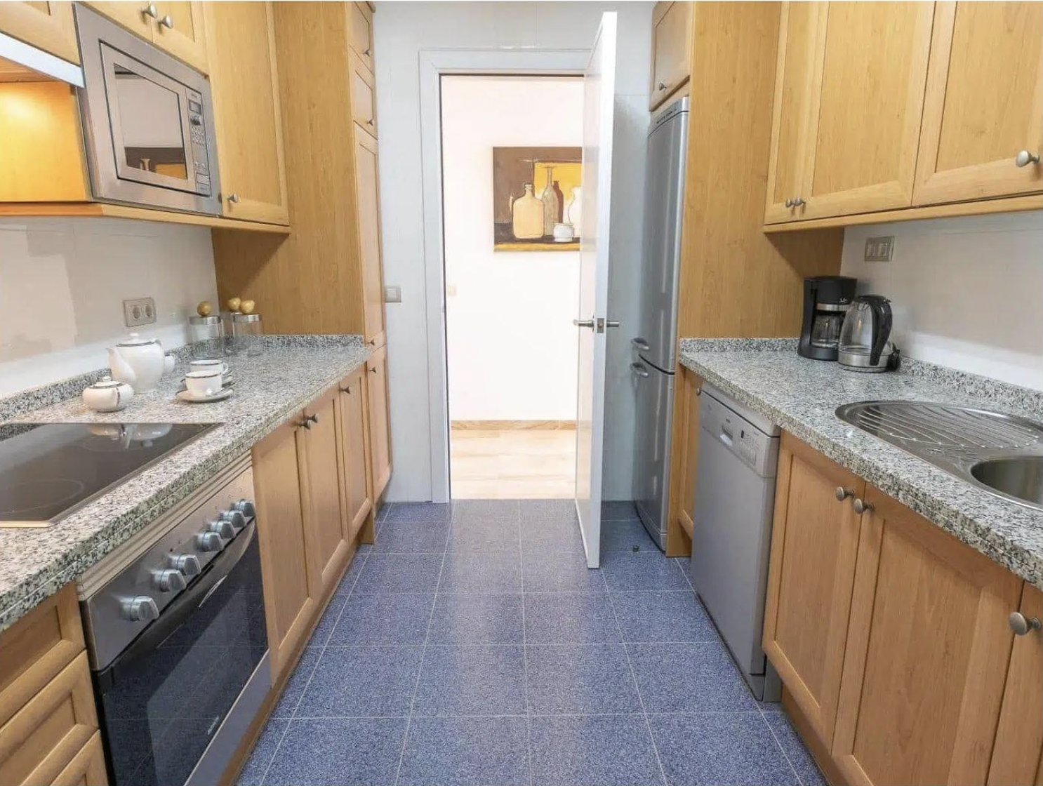 Kitchen of Apartment for sale in Marbella  with Air Conditioner, Terrace and Storage room