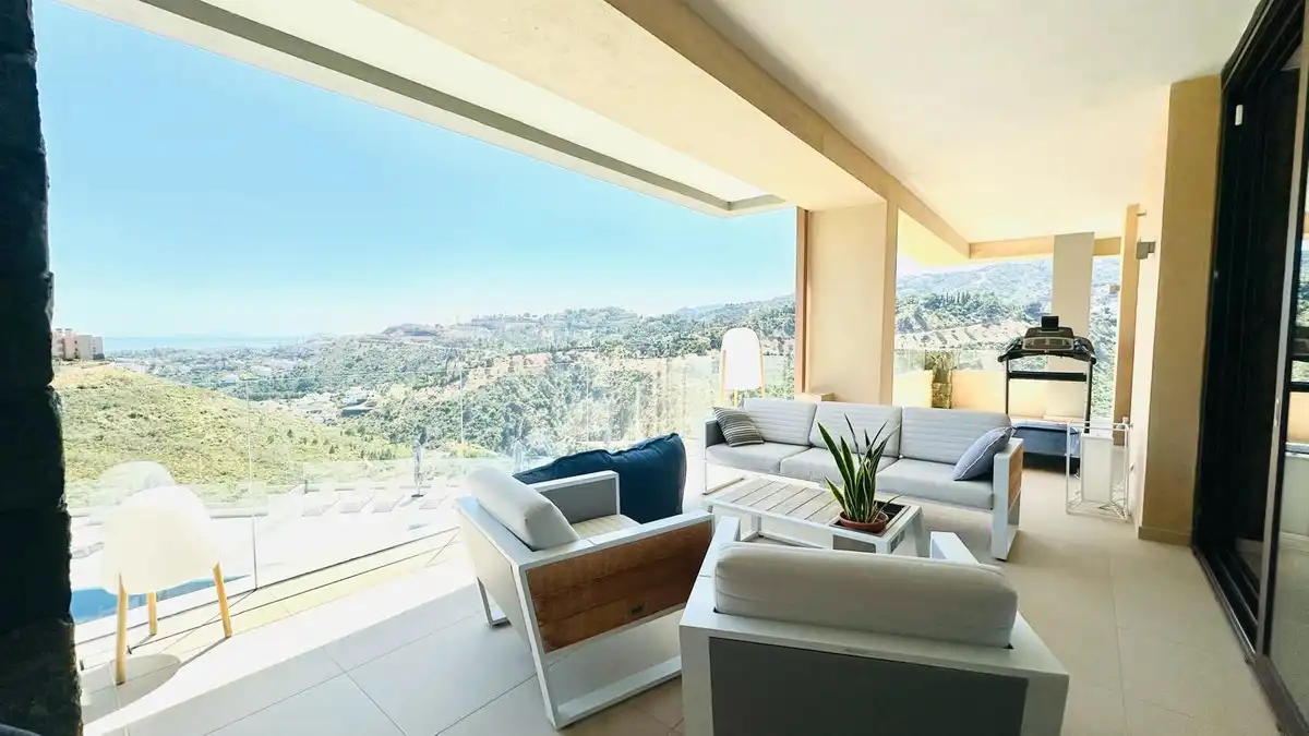 Terrace of Flat for sale in Mijas  with Air Conditioner, Terrace and Storage room