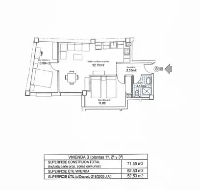 Flat for sale in Atarfe  with Air Conditioner, Heating and Private garden