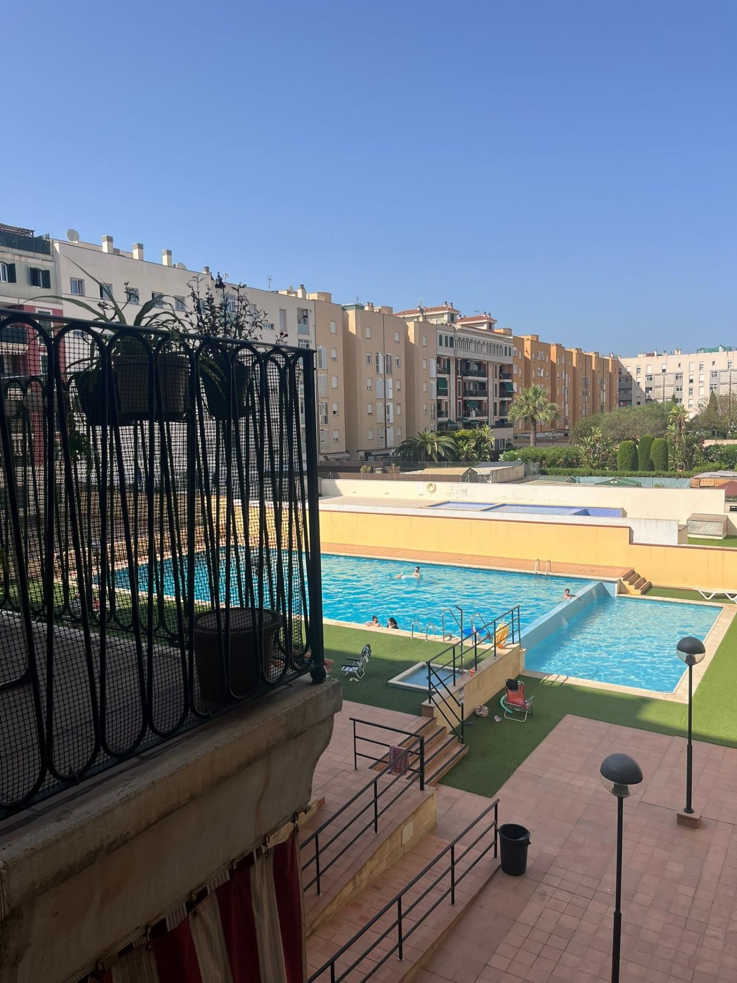 Swimming pool of Flat for sale in  Palma de Mallorca  with Air Conditioner, Terrace and Balcony
