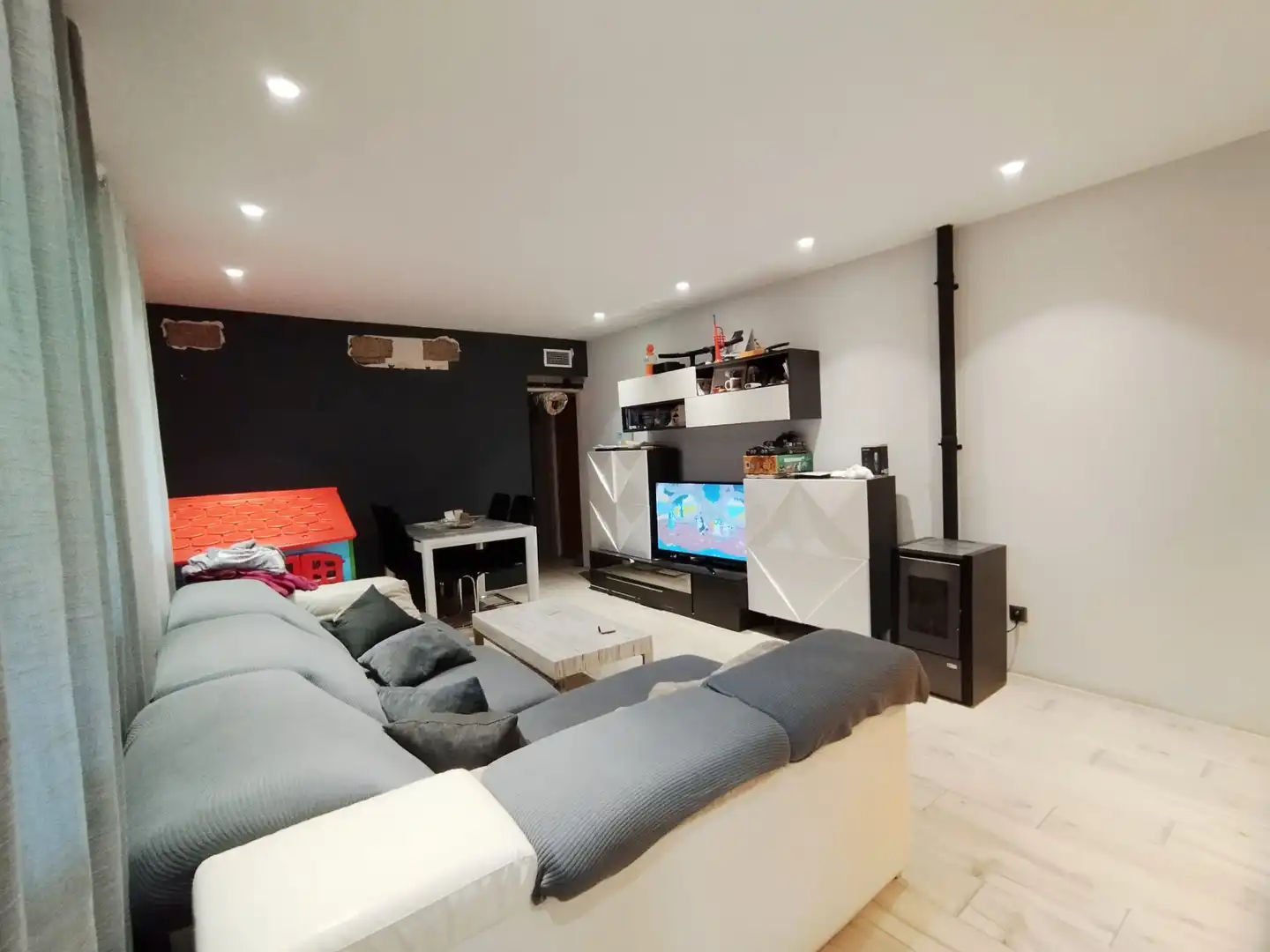 Wohnzimmer von Country house zum Verkauf in Tomelloso mit Schwimmbad und Möbliert