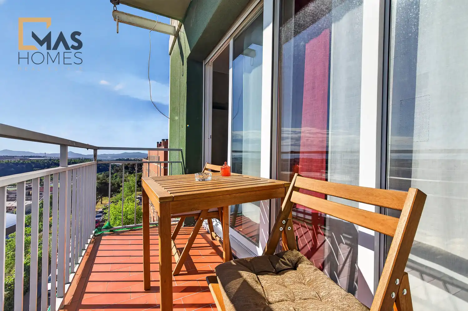 Terrasse von Wohnung zum Verkauf in Sabadell mit Klimaanlage, Heizung und Terrasse