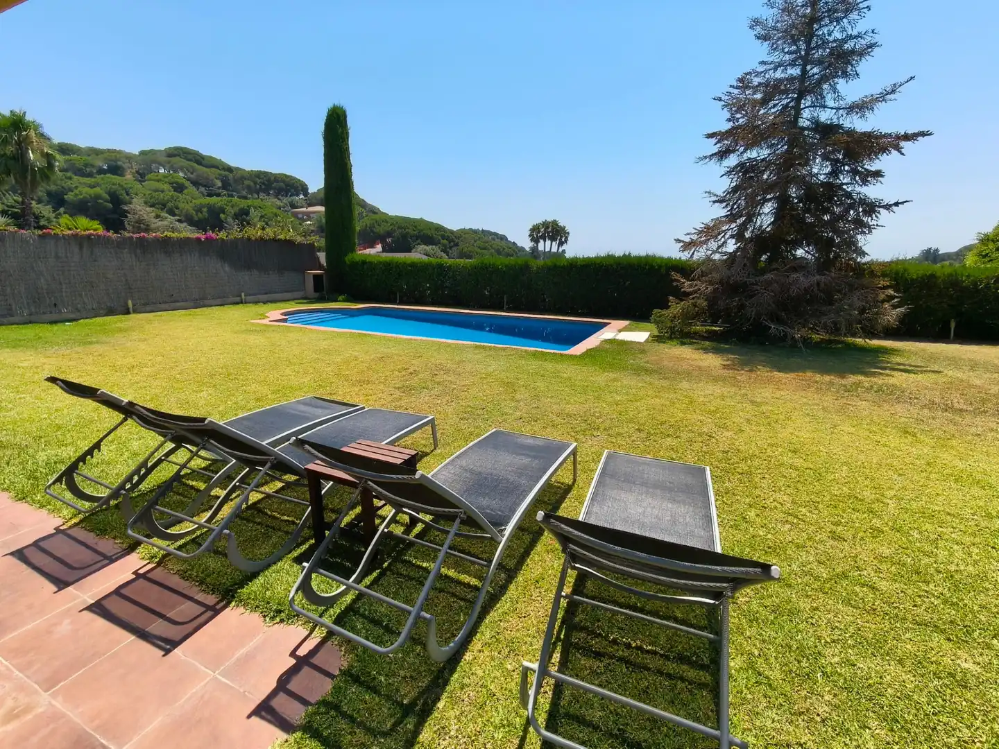 Garden of Houses for sale in Sant Andreu de Llavaneres  with Air Conditioner, Heating and Private garden
